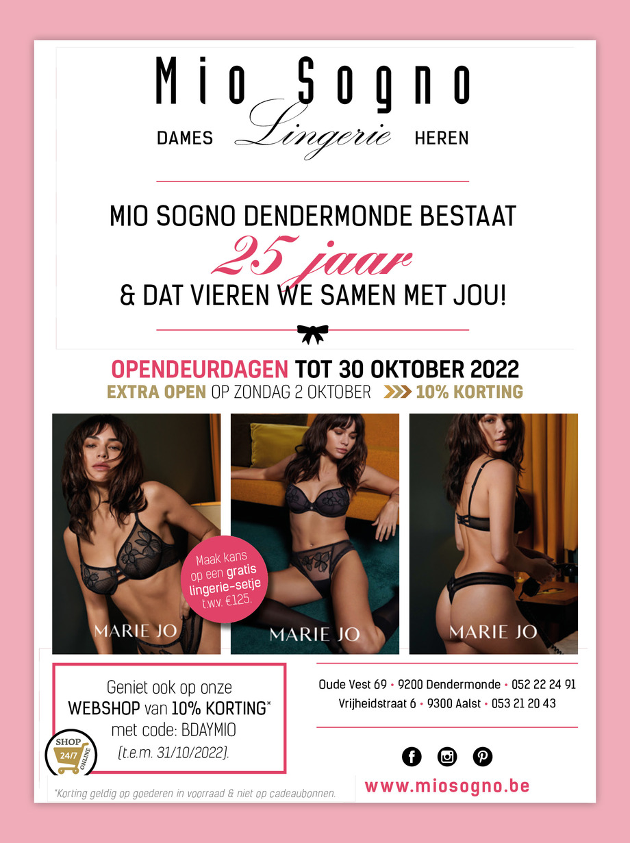 Opendeurdagen Zaterdag 1 oktober tem 30 Oktober!
