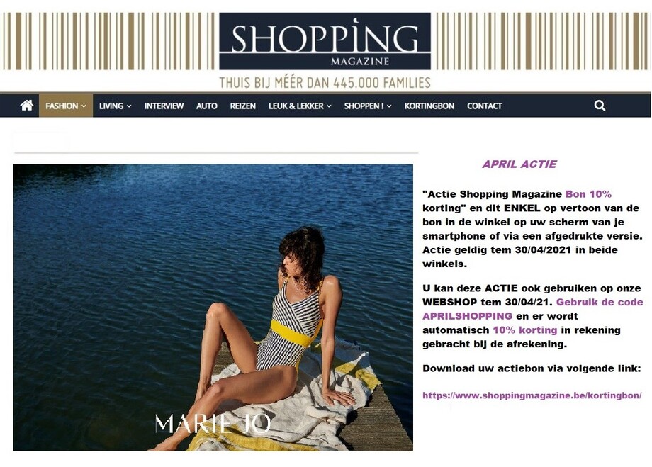Shopping magazine April